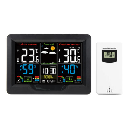 📡Stație Meteo Digitală Multifuncțională cu Senzor Extern